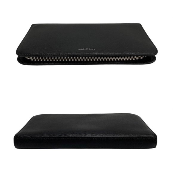 YVES SAINT LAURENT Black Leather Wallet - Picture 5 of 10